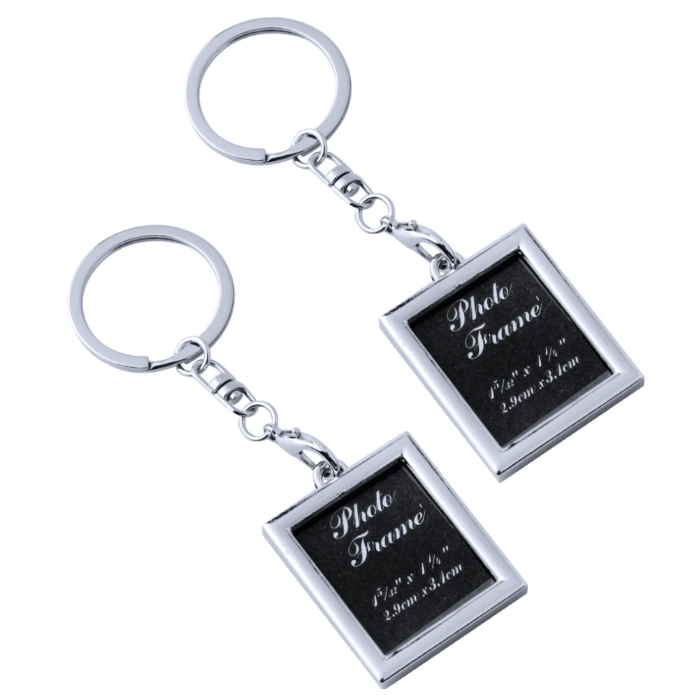Uncle Key Chains Metal with Insert Photo Picture Frame 
