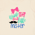 thumbnail image 4 of Inktastic Middle Sister to a Little Mister Girls Baby T-Shirt, 4 of 5
