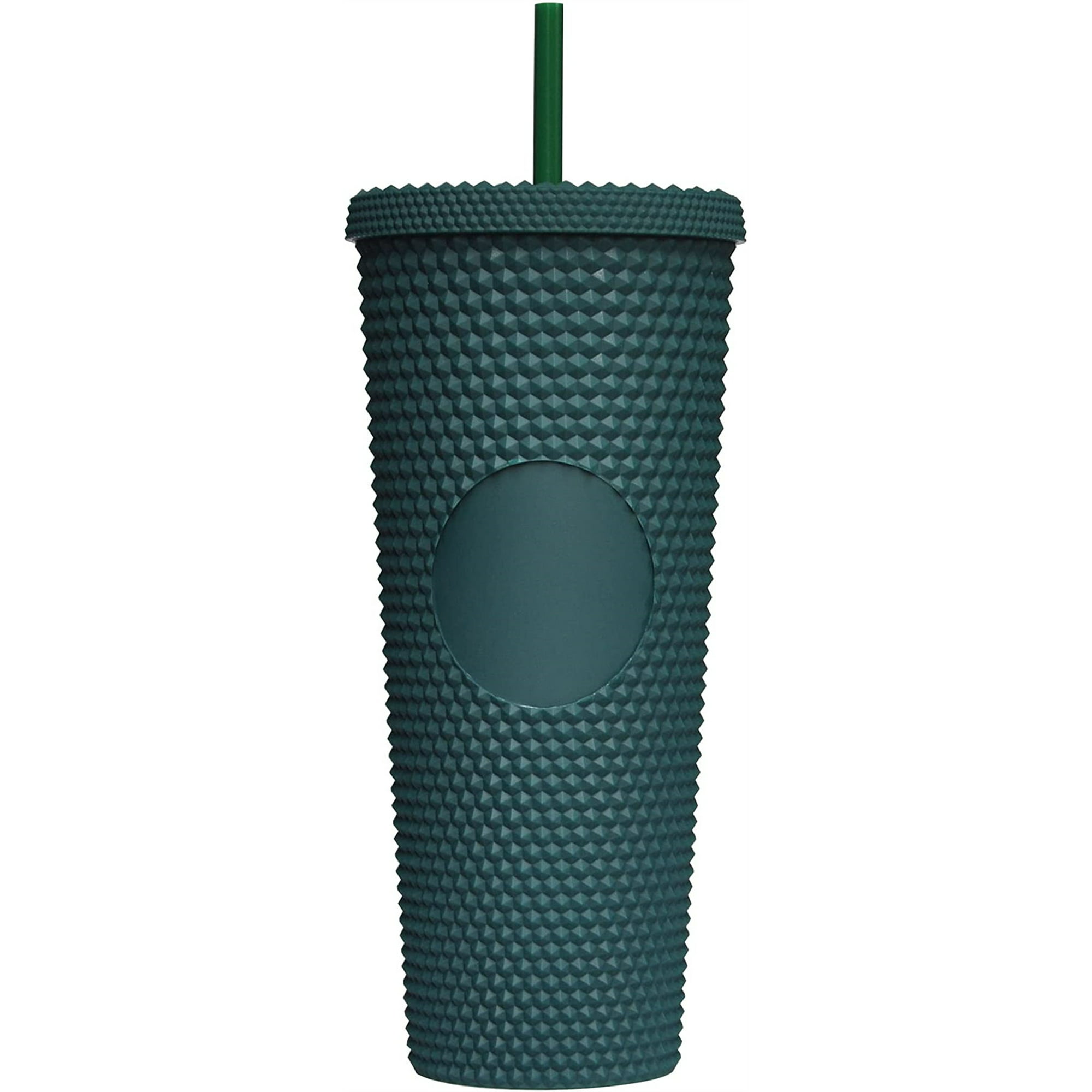Casewin 24oz Matte Studded Double with Lid and Straw Cup Reusable
