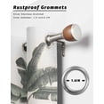 thumbnail image 6 of nqOlkjepod Outdoor Curtains for Patio Waterproof, Tropical Palm Tree Outdoor Privacy Panels Grommet, Summer Beach Botanical Blackout Outside Curtains for Porch/Cabana/Pergola/Gazebo 54"x95", 1 Panel, 6 of 8