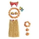 thumbnail image 5 of Falda hawaiana,Falda hawaiana Accesorios de disfraces de fiesta Luau,Falda tropical para mujeres niñas Hierbas ,Falda de hierba Pulseras de flores Collar Diadema,Faldas de baile Luau, 5 of 8