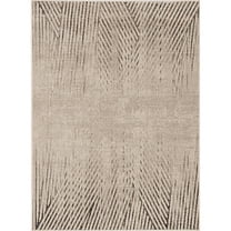 Inspire 7504 Ivory/Grey Parker Area Rug, Size - 7'10" x 10'10"