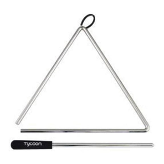 Tycoon 750395 6 in. Steel Triangle, Chrome
