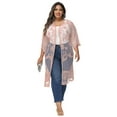 thumbnail image 4 of Feinuhan by Feinuhan Women's Lace Cardigan Swimwear Cover-Up (Girl's Plus), Size XL XXL, 4 of 6