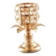 thumbnail image 4 of Candelabro de cristal dorado, candelabro para velas de té para comedor y sala de estar. METRO, 4 of 8