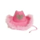 thumbnail image 5 of Sombrero de vaquero rosa Salvador para juegos de rol suministros para fiestas disfraces, 5 of 10