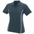 thumbnail image 1 of Ladies Rival Polo L Slate/Purple/White, 1 of 1