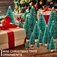 thumbnail image 2 of Árbol de Navidad Hatisan Mini artificial con base de madera, 30 unidades, 2 of 6