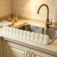 thumbnail image 4 of Njoeus Kitchen Sink Splash Guard, Sink Water Splash Guard, Silicone Water Barrier Guard for Sink Keeps Counter Dry While Washing Dishes Brings Leak-Proof Protection and Neat Kitchen Surface, 4 of 7
