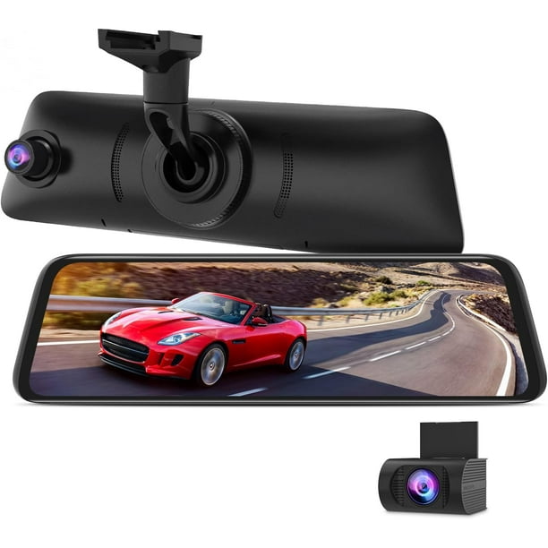 Auto-Vox 9.35inch Mirror Dual Cam Rear View Reverse Backup Camera Full HD Touch Screen Driving - Walmart.com