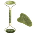 thumbnail image 2 of Facial Massage Roller Gua Sha Double Jade Heads, 2 of 7