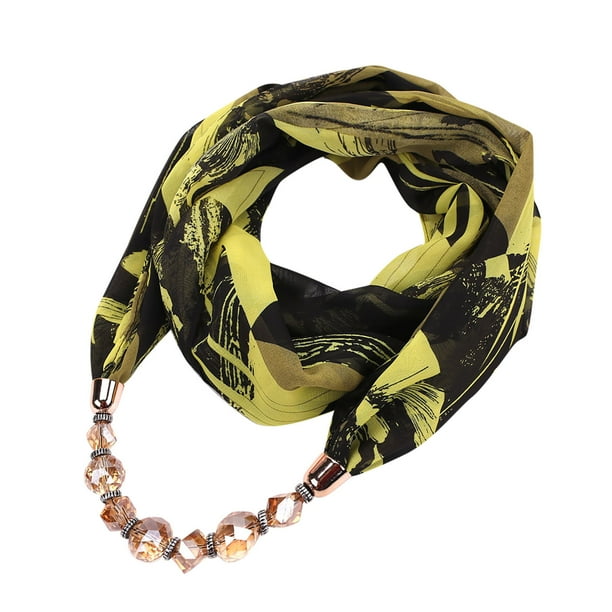 Bufandas Mujer Algodón Lino Collar Colgante Bufanda Estilo Étnico Collar Suave Bufanda Mujer Bufanda