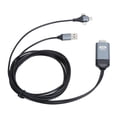 thumbnail image 3 of TypeC PortUsb para IOS a HDMI Cable adaptador 3 en 1 Cable convertidor de audio y video para teléfono, 3 of 5