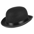 thumbnail image 1 of Black Derby Deluxe Costume Hat by Funny Party Hats (Derby Hat), 1 of 6