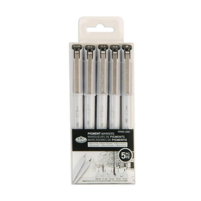 Royal & Langnickel - 5pc Graphic Illustration Artist Markers
