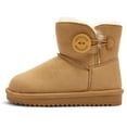 thumbnail image 3 of Balabala Girls Snow Boots – Warm Winter Boots with Faux Fur, Suede Water-Resistant Mini Boots for Kids, 3 of 8