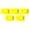Yellow, variant on Black Plastic Power Tool Holder Mount 5 pack