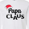thumbnail image 4 of Inktastic Papa Claus Christmas Family Long Sleeve T-Shirt, 4 of 5