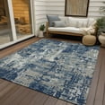 thumbnail image 6 of Addison Rugs Chantille Indoor/Outdoor Transitional Abstract Navy Washable Rectangle Rug, 8' x 10', 6 of 6