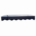 thumbnail image 6 of DA5934C Series Door Window Awning Made of 0.137 Inch Thick Crystal Solid Polycarbonate Sheet and Aluminum Alloy with Valance in size 59" Wide x 34" Deep for Masonry Concrete Wall House., 6 of 8