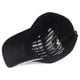 thumbnail image 4 of Qarigey Gorra de béisbol ajustable de poliéster para protección solar en sombrero multicolor de moda Sombreros mezclilla 3, 4 of 6