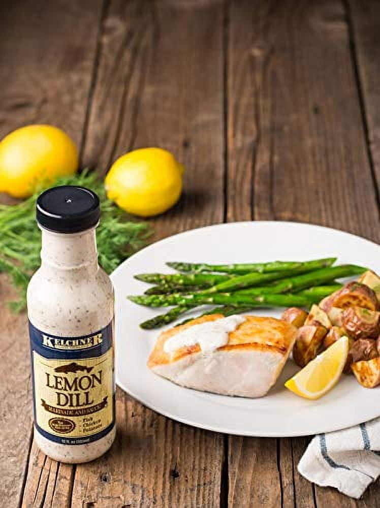 Kelchner Marinade And Sauce Lemon Dill, 12.0 FL OZ