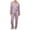 Purple, variant on Comfort Long Sleeve Women's Pajama Set Two Piece Soft Sleepwear Outfit for Cozy Nights