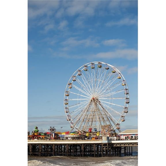 Posterazzi Central Pier - Blackpool Lancashire England Poster Print - 11 x 17 in.