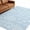 Pale Blue, variant on Washable Round Rugs 3ft Brown Botanical Circle Rug Non-Slip Soft Non-Shedding Low-Profile Spring Summer Chic Wildflowers Small Area Rug Carpet for Living Room Bedroom Dining Room Home Decor