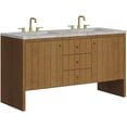 thumbnail image 3 of James Martin Vanities 435-V60d-3Vsl Hudson 60" Free Standing Double Basin Poplar Wood, 3 of 7