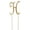 Gold H, variant on BalsaCircle Number 8 Cake Topper 2.5" Gold Rhinestone Personalized Wedding Party Monogram Decorations