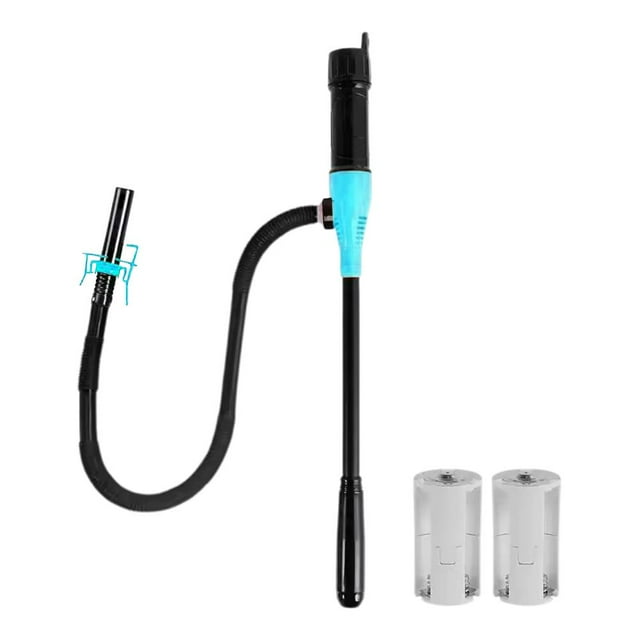 Portable Power Battery Pump,Battery Powered Siphon Fuel Transfer Pump with 2 Adapters,Electric Fuel/Water Transfer Pump,Portable Fuel Transfer Pump for Gas,Fuel,Diesel,Water Transfer