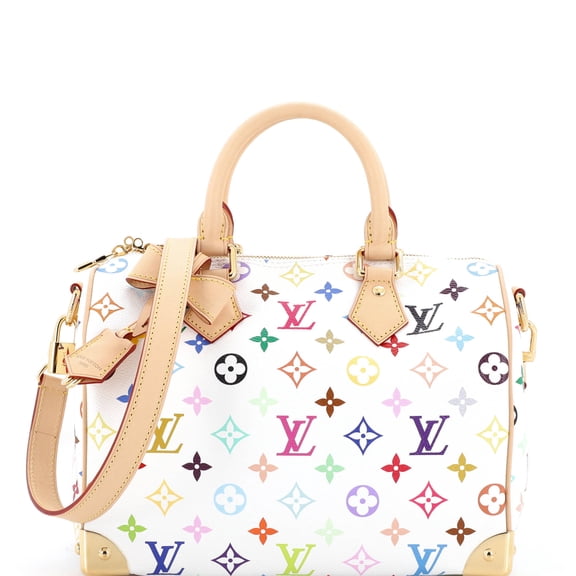Pre-Owned x Takashi Murakami Speedy Soft Bandouliere Bag Monogram Multicolor 25 By Rebag