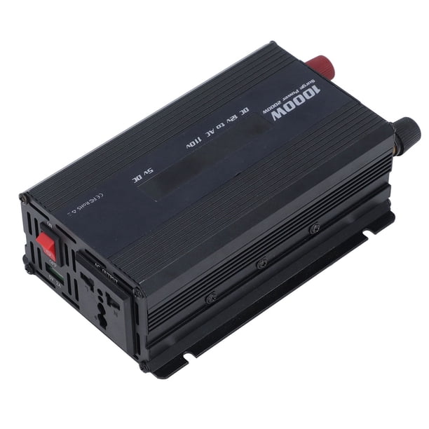 Adaptador De Enchufe Para Automóvil Convertidor De Salida, Inversor De Corriente Protector De Bajo Y Alto Voltaje Ventilador De Enfriamiento Inteligente Liviano De 1000 W Buena