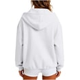 thumbnail image 6 of NominalSnug Womens Hoodies Half Zip up Casual Fleece Lined Top Long Sleeve Hooded Sweatshirts Fall Clothes 2026, 6 of 6