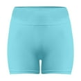 thumbnail image 5 of GZWYHT Sweatpants Women Shorts for Women Womens Yoga Shorts Workout Butt Lifting Shorts For Women High Waisted Gym Yoga Booty Shorts Running Shorts Tights for Women Sky Blue M, 5 of 6