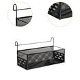 thumbnail image 6 of WeiLaiKeQi Bedside Hanging Organizer Sturdy Bed Metal Storage Basket for Book Desk Home Black, 6 of 7