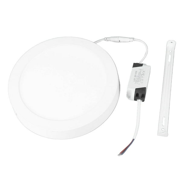 Luz De Techo LED, Fácil Instalación Luz Blanca Luz De Techo Redonda De Panel Plano 18W Ahorro De Energía 6000K Para Pasillo