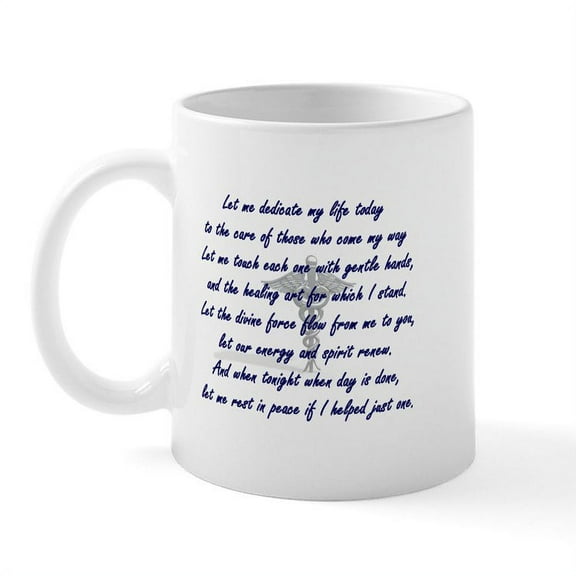CafePress - Physical Therapist's Prayer Mug - 11 oz Ceramic Mug - Novelty Coffee Tea Cup