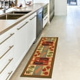 thumbnail image 5 of Ottomanson Non-Slip Rubberback Vegetables 2x5 Kitchen Runner Rug, 20" x 59", Olive, 5 of 8