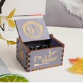 thumbnail image 2 of 2025 Los 6 estilos más nuevos de adornos para cajas de música de Harry Potter Te encontraré en el andén 9 3/4 Soy un guardián Cajas de música talladas en madera para juguetes de regalo, 2 of 5