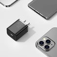 thumbnail image 3 of Baseus GaN carga rápida 30W PD USB C cargador compatible con PD3.0 QC3.0 PPS carga rápida para iPhon Baseus Negro, 3 of 7