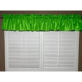 thumbnail image 2 of pintuck taffeta window valance 52 wide lime green, 2 of 3