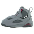 thumbnail image 4 of Nike 645071-018 : Jordan Toddler True Flight TD Wolf Grey Pink (8 M US Toddler), 4 of 7