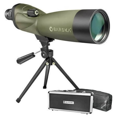 BARSKA 20-60 x 70 mm Waterproof Fog-Proof Spotting Scope with Tripod and Case for Bird Watching Target Shooting Archery Range Outdoor