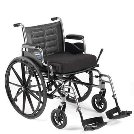 Invacare 22 x 18 in. Tracer IV Wheelchair with Full-Length Arms - Silver