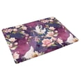 thumbnail image 2 of MKHERT Red Heads Crane Bird and Magnolia Flowers Doormat Rug Home Decor Floor Mat Bath Mat 30x18 inch, 2 of 3