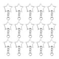 thumbnail image 1 of 48Pcs Alloy Key Holder Waist Hanging Key Holder Exquisite Star Shaped Car Business Keychain Metal Keyring without Case(Silver), 1 of 6