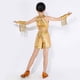 thumbnail image 5 of Cowsor Girls Sequin Dance Dress Costume Fringe Latin Dresses Spaghetti Strap Tassel Outfit, 5 of 5