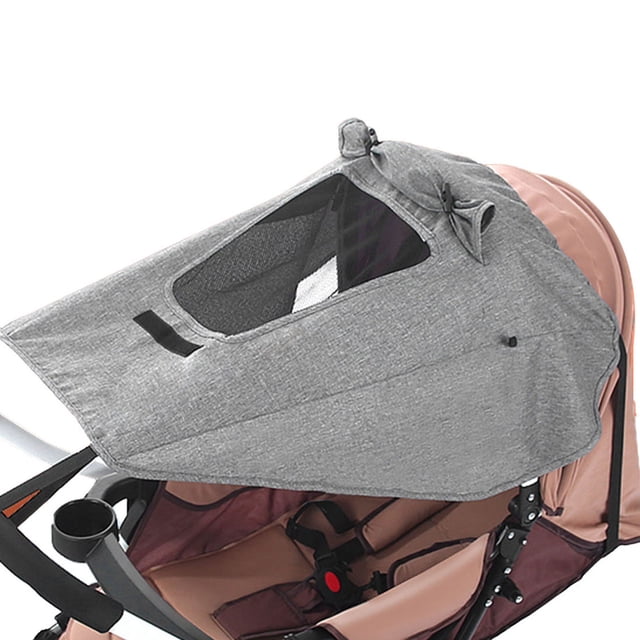 Toldo para cochecito de bebé BuyWeekMX universal impermeable CON claraboya